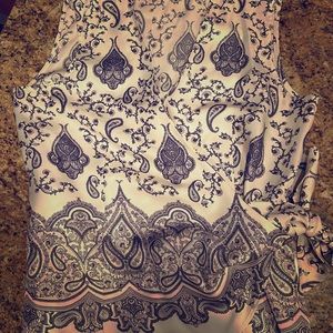 Banana Republic silk wrap vest